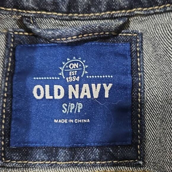 Denim Trucker Jean Jacket Old Navy Womens Size Small - Picture 3 of 8